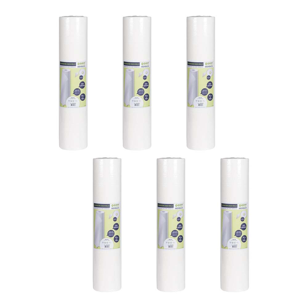Merbach - Onderzoekstafelpapier - 100 m x 59 cm · verkoopeenheid: 6 rollen