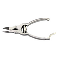 Merbach dubbelscharniertang voor dikkere nagels, gebogen snijvlak, bufferveer met slot, 15 CM