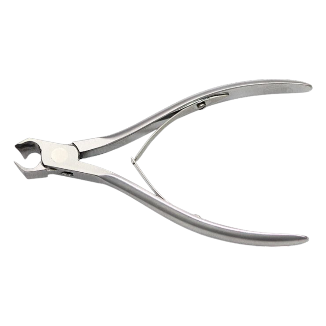 Merbach kopknipper voor kalknagels, dubbelzijdig, smalle bek, dubbele veer, 13 CM